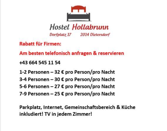 Hostelhollabrunn Εξωτερικό φωτογραφία